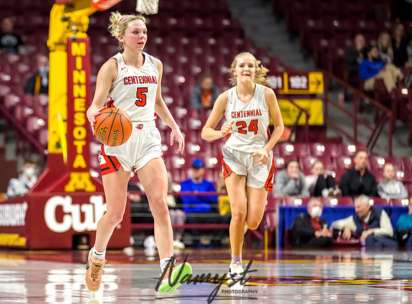 Centennial vs STMA Girls Basketball - State Tournament 150
