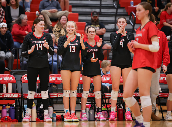 Centennial vs Hopkins Girls Varsity Volleyball 30