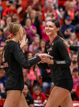 Centennial vs Champlin Park Girls Varsity Volleyball 47