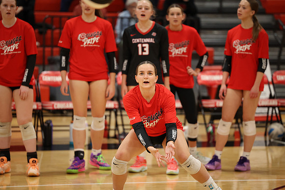 Centennial vs Coon Rapids Girls Varsity Volleyball 4