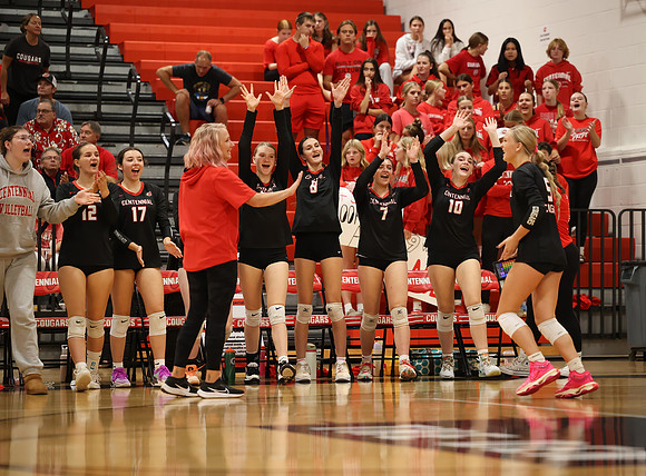 Centennial vs Blaine Girls Varsity Volleyball 94