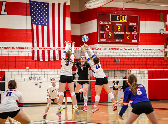 2860 Centennial vs Cambridge-Isanti Girls Varsity Volleyball