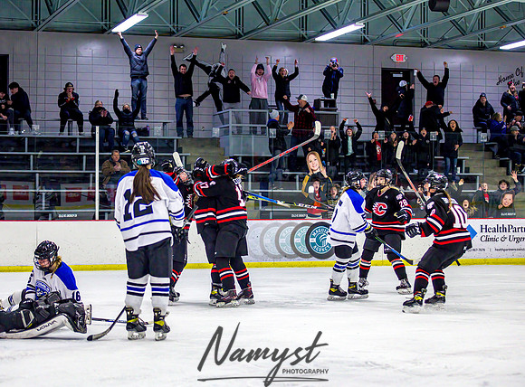 Centennial-Spring Lake Park vs Rogers Girls Varsity Hockey 425