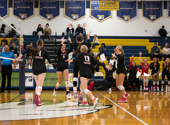 Centennial vs Totino-Grace Girls Varsity Volleyball 89