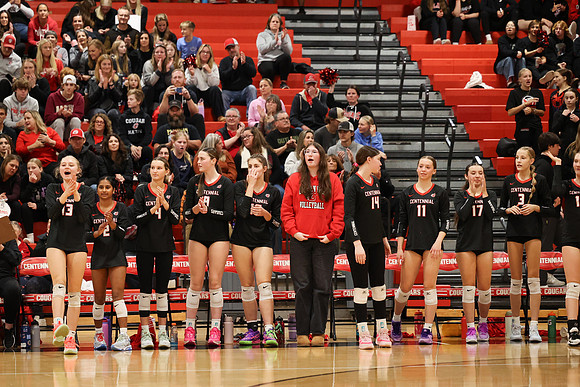 Centennial vs Coon Rapids Girls Varsity Volleyball 191