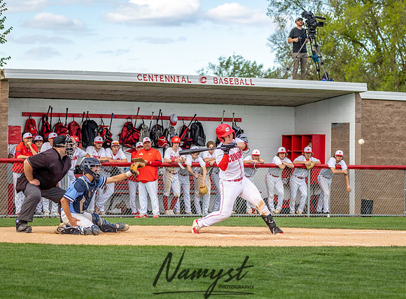 Centennial vs Blaine Varsity Baseball 257