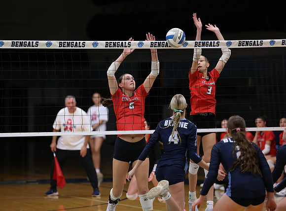 Centennial vs Blaine Girls Varsity Volleyball 159