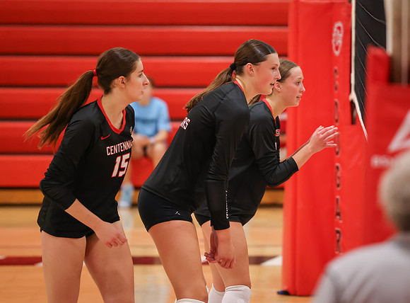 Centennial vs Osseo Girls Varsity Volleyball 73