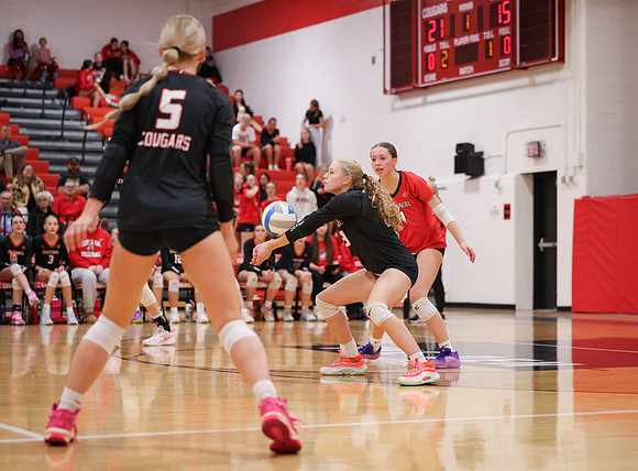 Centennial vs Hopkins Girls Varsity Volleyball 92