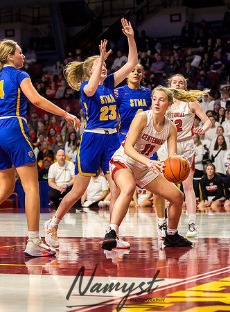 Centennial vs STMA Girls Basketball - State Tournament 220