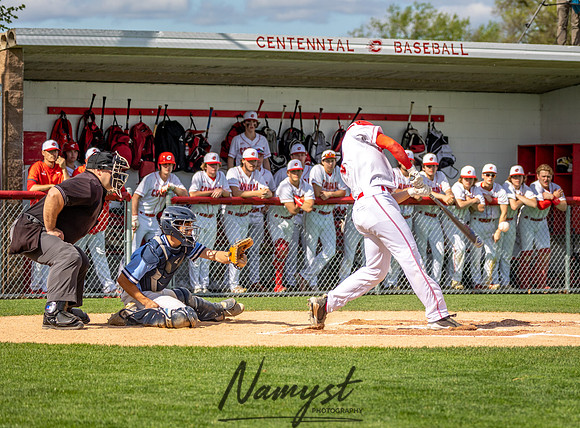 Centennial vs Blaine Varsity Baseball 064