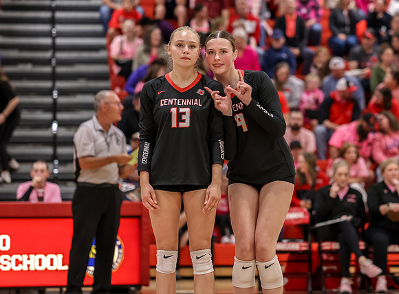 Centennial vs Champlin Park Girls Varsity Volleyball 21