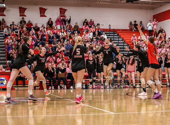 Centennial vs Champlin Park Girls Varsity Volleyball 38