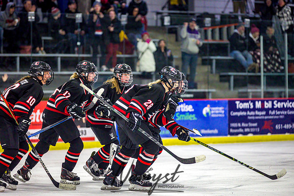 Centennial-Spring Lake Park vs Rogers Girls Varsity Hockey 447