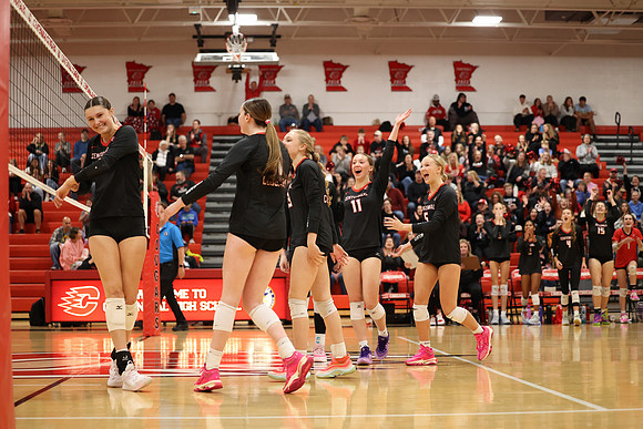 Centennial vs Coon Rapids Girls Varsity Volleyball 55