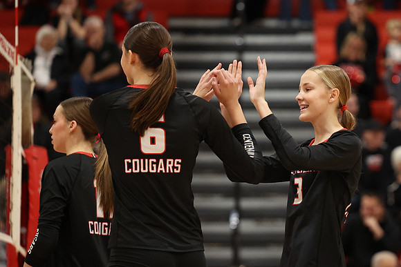 Centennial vs Coon Rapids Girls Varsity Volleyball 28