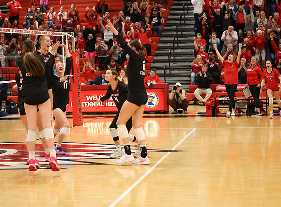 Centennial vs Blaine Girls Varsity Volleyball 331