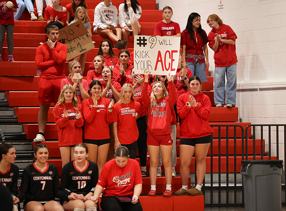 Centennial vs Blaine Girls Varsity Volleyball 315