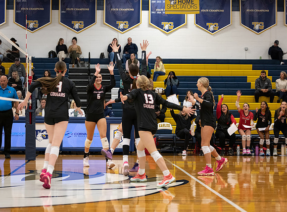 Centennial vs Totino-Grace Girls Varsity Volleyball 88