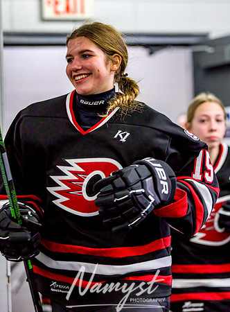 Centennial-Spring Lake Park vs Rogers Girls Varsity Hockey 054