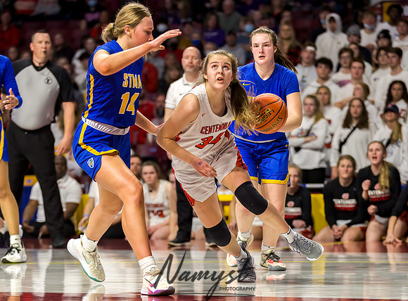 Centennial vs STMA Girls Basketball - State Tournament 158
