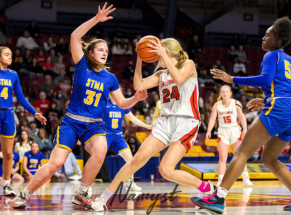 Centennial vs STMA Girls Basketball - State Tournament 086