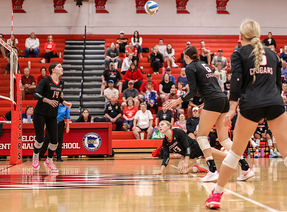 Centennial vs Coon Rapids Girls Varsity Volleyball 157