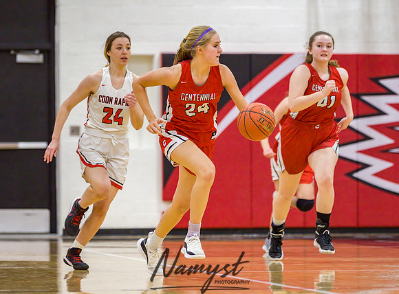 Centennial vs Coon Rapids Girls Varsity Basketball 090