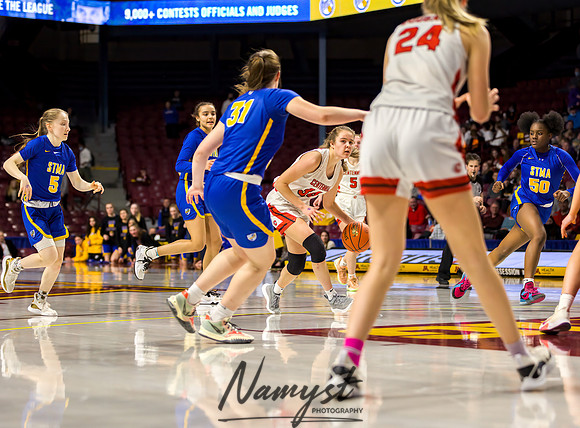Centennial vs STMA Girls Basketball - State Tournament 132