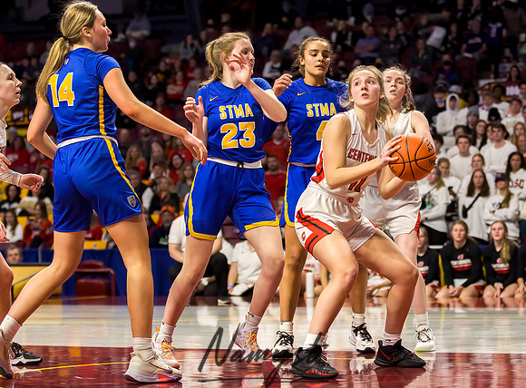 Centennial vs STMA Girls Basketball - State Tournament 219