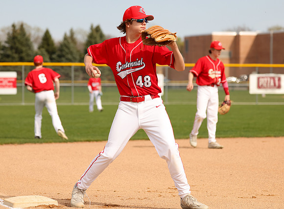 Centennial vs Spring Lake Park Baseball_14