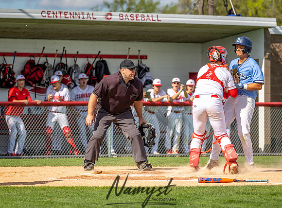 Centennial vs Blaine Varsity Baseball 059