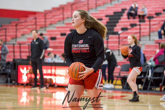Centennial vs Andover Girls Varsity Basketball 007