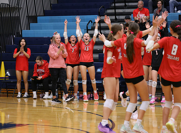 Centennial vs Blaine Girls Varsity Volleyball 206
