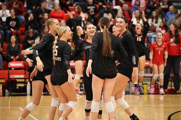 Centennial vs Coon Rapids Girls Varsity Volleyball 100