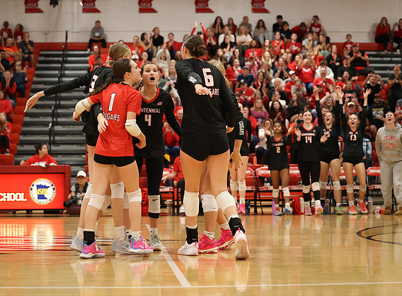 Centennial vs Blaine Girls Varsity Volleyball 97