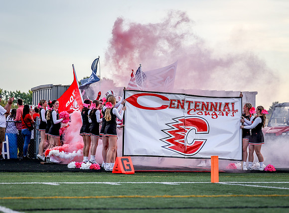 Centennial vs Maple Gove Varsity Football 74