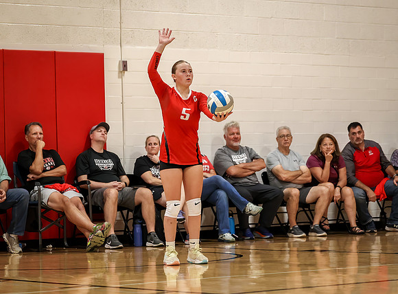 Centennial vs Mounds View Girls B Volleyball 32