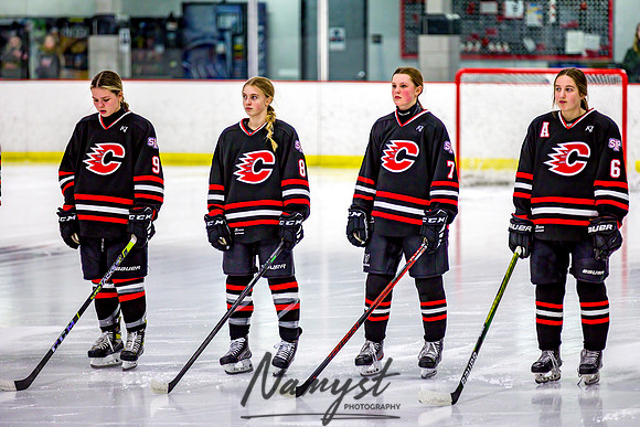 Centennial-Spring Lake Park vs Rogers Girls Varsity Hockey 071