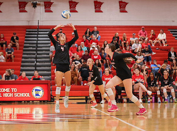 Centennial vs Osseo Girls Varsity Volleyball 142