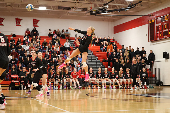 Centennial vs Coon Rapids Girls Varsity Volleyball 53