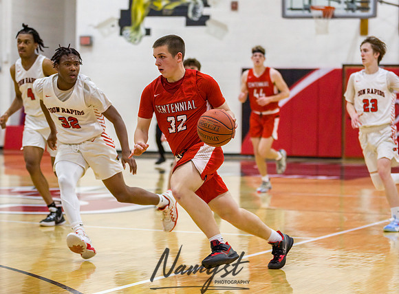 Centennial vs Coon Rapids Boys Varsity Basketball 039
