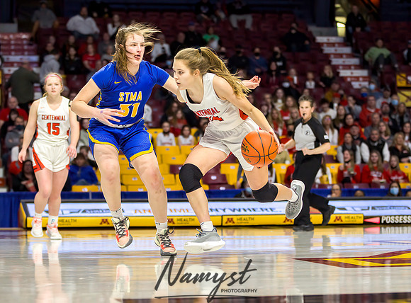 Centennial vs STMA Girls Basketball - State Tournament 014