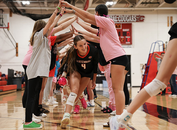 Centennial vs Champlin Park Girls Varsity Volleyball 5