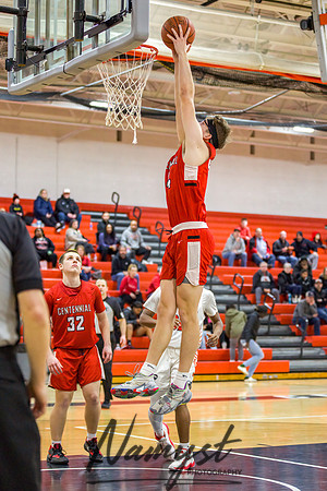 Centennial vs Coon Rapids Boys Varsity Basketball 042