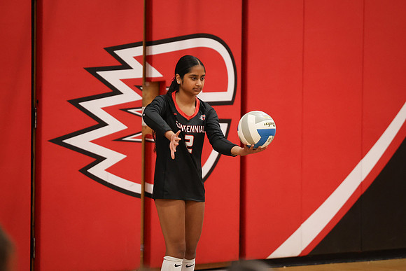 Centennial vs Coon Rapids Girls Varsity Volleyball 162