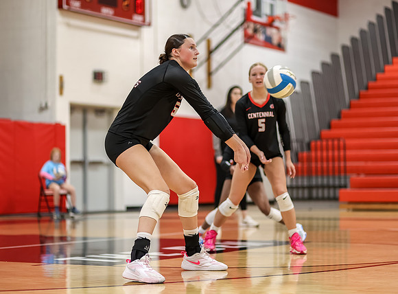 Centennial vs Coon Rapids Girls Varsity Volleyball 92