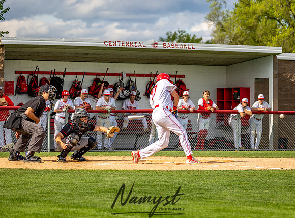 Centennial vs Duluth East Varsity Baseball 293
