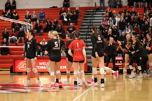 Centennial vs Coon Rapids Girls Varsity Volleyball 199