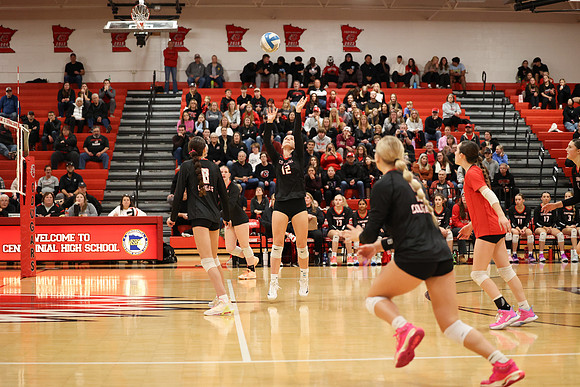 Centennial vs Coon Rapids Girls Varsity Volleyball 187